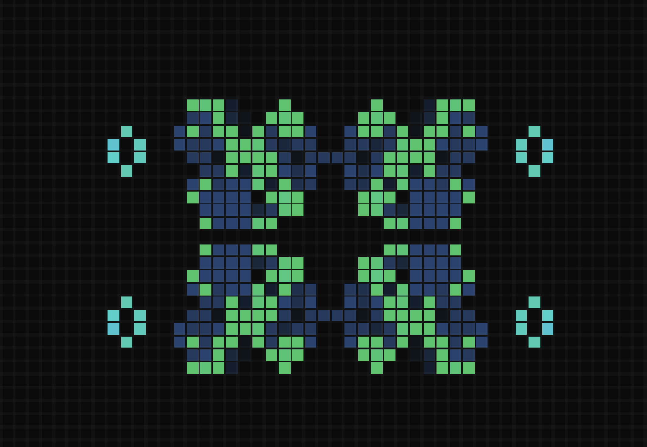 A neon cellular butterfly from Conway’s Game of Life
